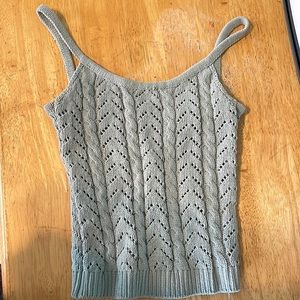 Knitted tank top